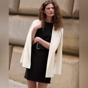 MM Lafleur Black and Cream Mini Dress